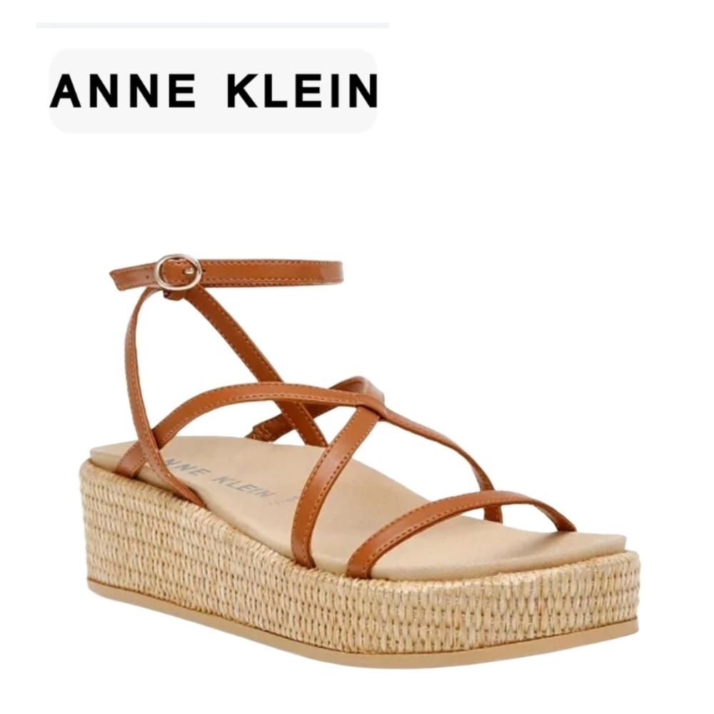 NWT/ANNE KLEINWomen's Verano Strappy Flatform Sandals